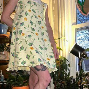 Pale Yellow 90s kid Play Dress